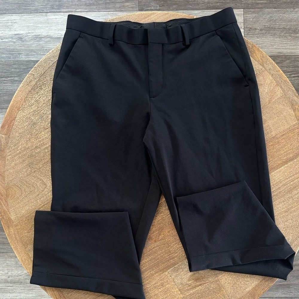 Express  Men's Slim Black Dress Pants 32x34
